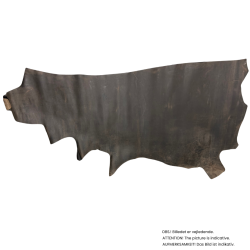 Cowside, waxed with pull up, 2,0 mm.