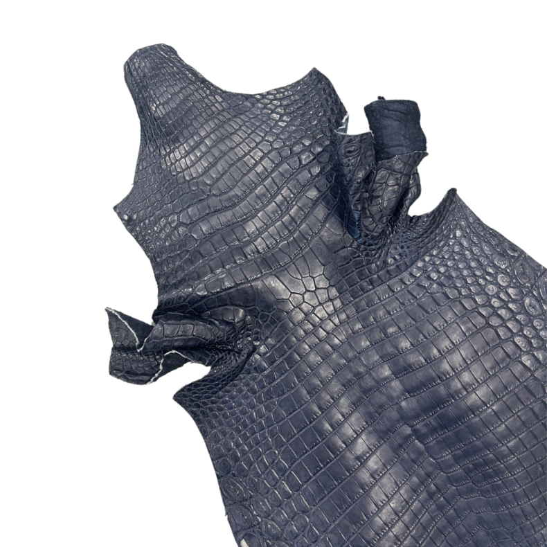 Krokodilleskind, bug, farvet