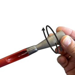 Diamond sharpener for round punches