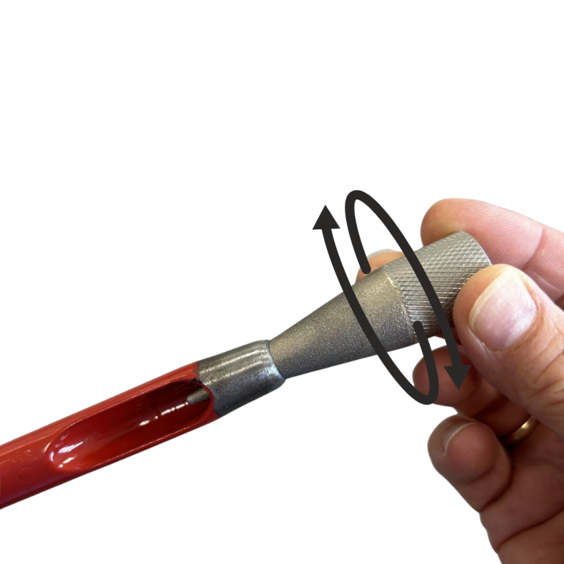 Diamond sharpener for round punches