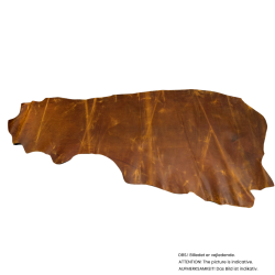 Cowside, waxed with pull up, 1,0-1,5 mm.