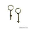 Ant. brass,per set
