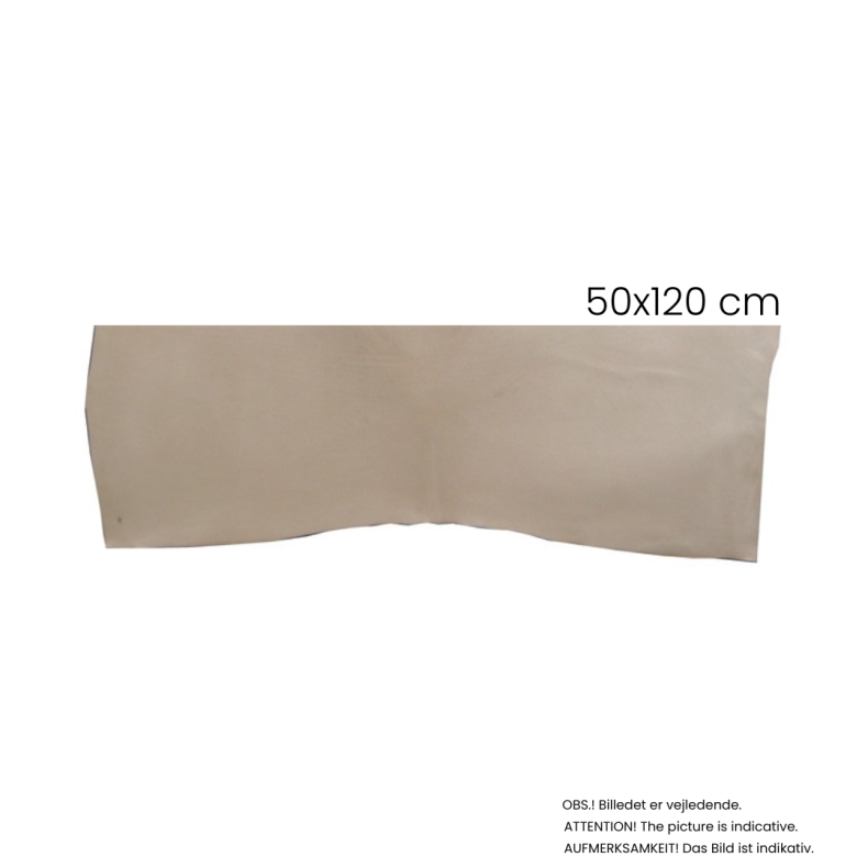 Forpart, rrand, 1,6-1,8 mm 50x120 cm Natur pr. stk.