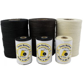 Gewachste Leinengarne, 4-fach