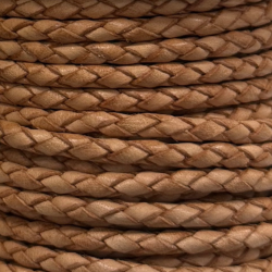 Braided Bolo Cord, 4 mm, pr. spool