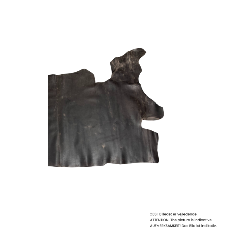 Halv side, vokset med pull-up effekt, 1,0  1,5 mm Jordbrun