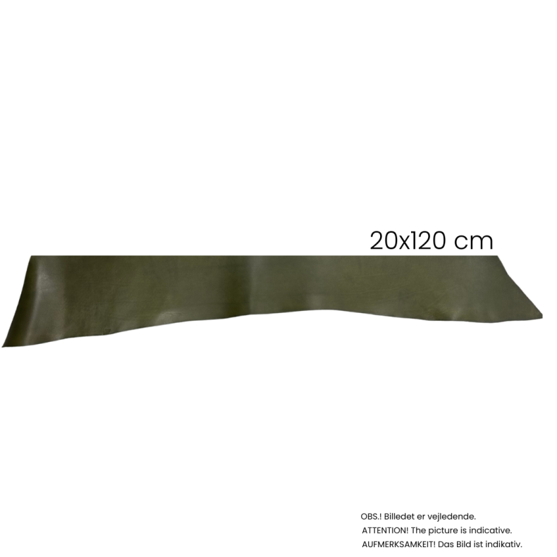Forpart, farvet, 1,4-1,6 mm 20x120 cm Grn pr. stk.