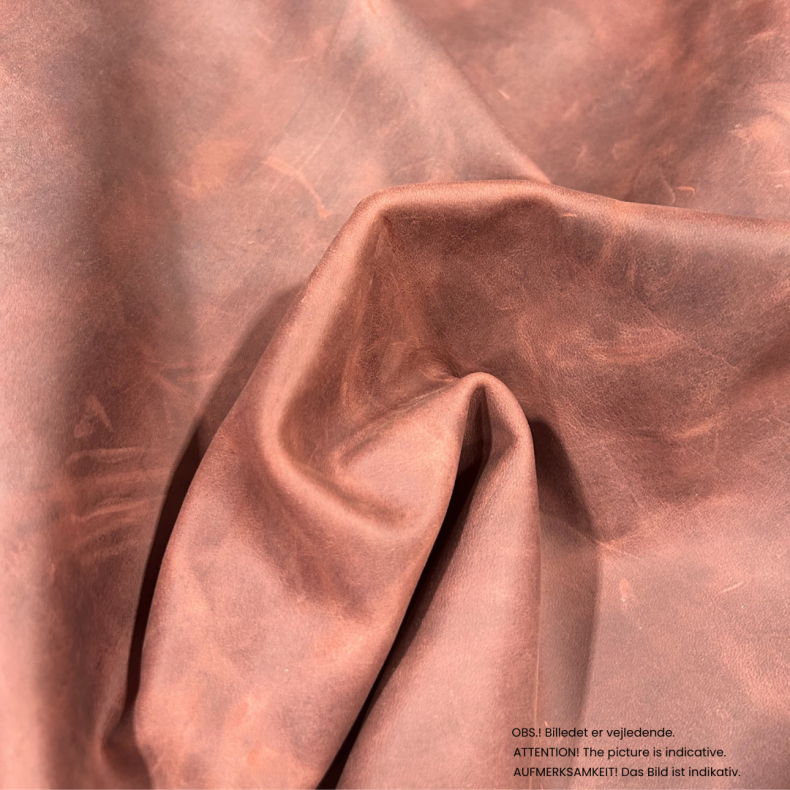 Part of side, waxed with pull up, 1,0-1,5 mm