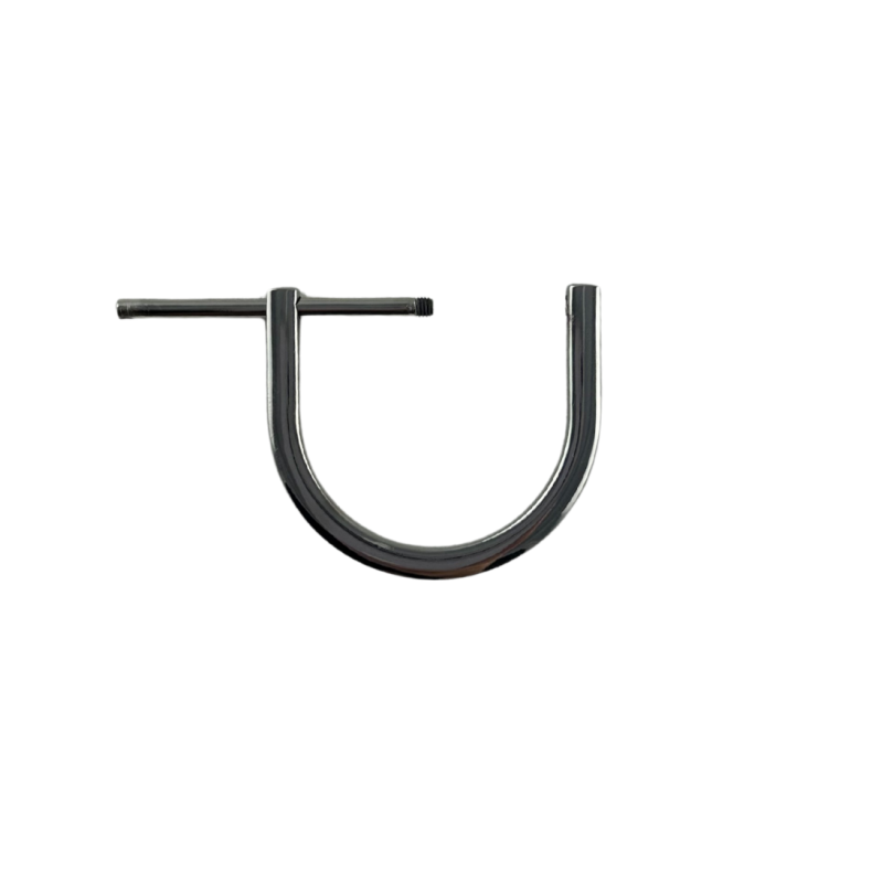 D-ring, udskiftelig 37 mm Nikkel pr. stk.