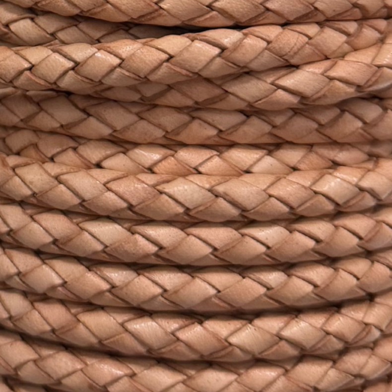 Braided Bolo Cord, 6 mm. pr. spool