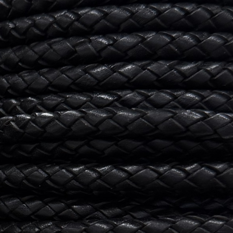 Braided Bolo Cord, 6 mm. pr. spool