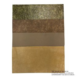 Leather Pieces 30,5x61 cm,