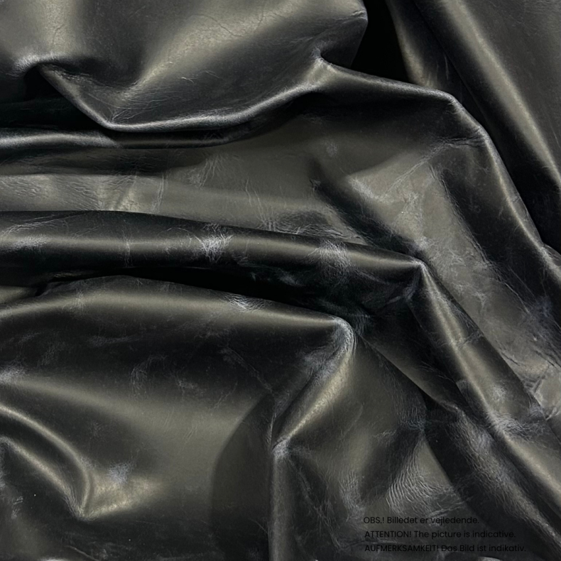 Part of side, waxed with pull up, 1,0-1,5 mm