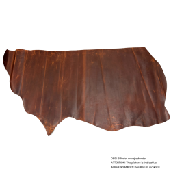 Cowside, waxed with pull up, 1,0-1,5 mm.