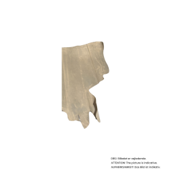 Part of side, waxed with pull up, 1,0-1,5 mm