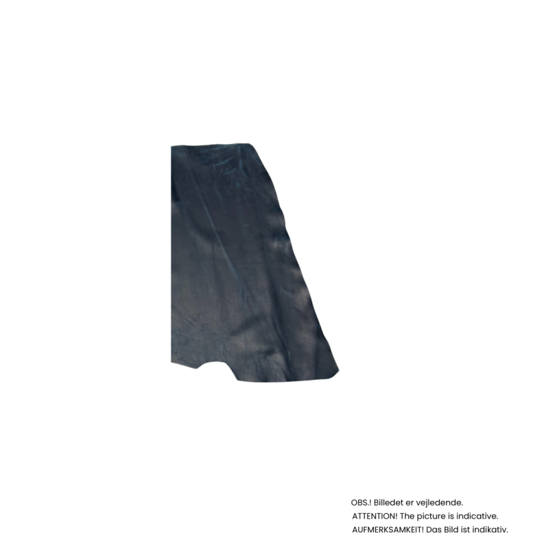 Part of side, waxed with pull up, 1,0-1,5 mm Dark teal