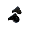 14 mm,Gun metal,per pcs.