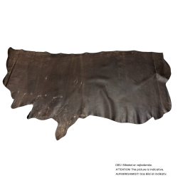 Cowside, waxed with pull up, 1,0-1,5 mm.