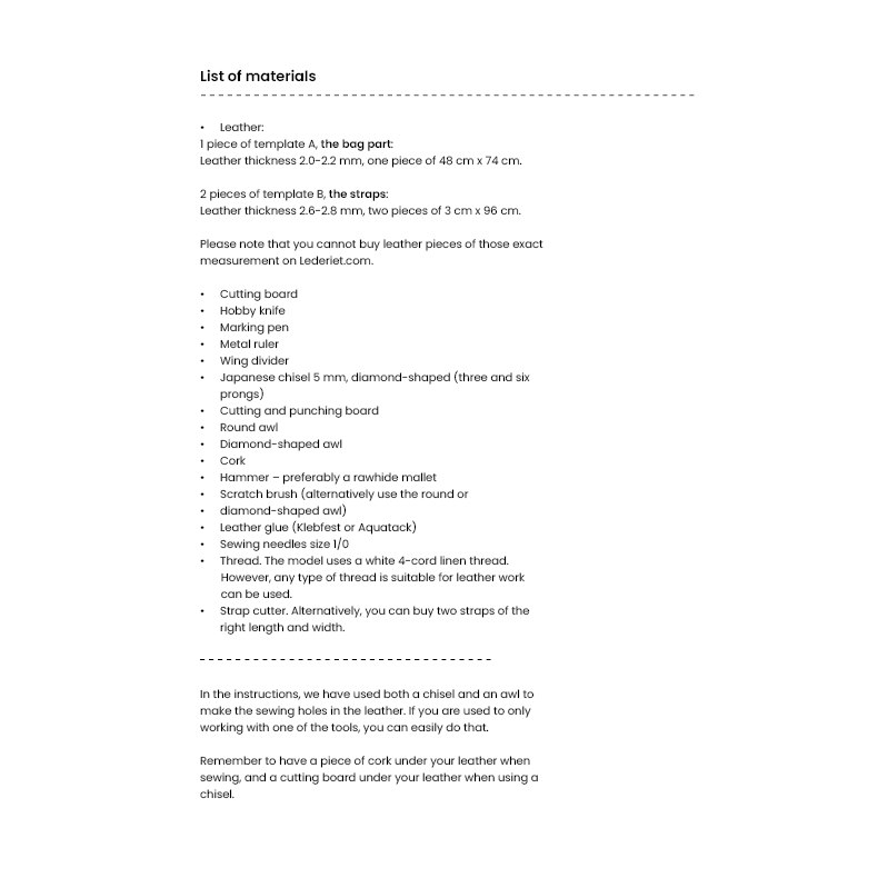 Shopper - Print-at-Home, Pattern and step-by-step guide