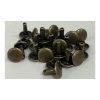 8x7 mm,Ant. brass,Double Cap Rivets,100 pcs.