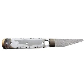 Ivan Damascened Skiving Knife