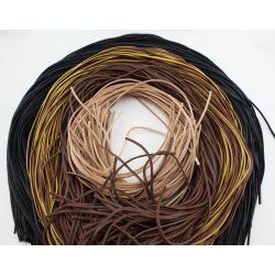 Leather Lace squared 100 cm.