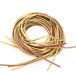 Leather Lace squared 100 cm.