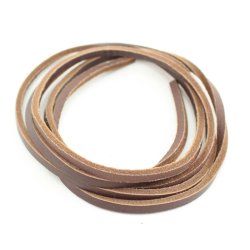 Leather Lace squared 100 cm.