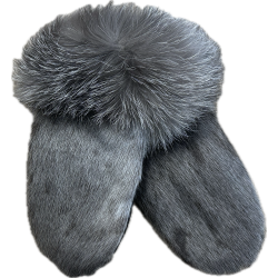 Mitts of sealskin