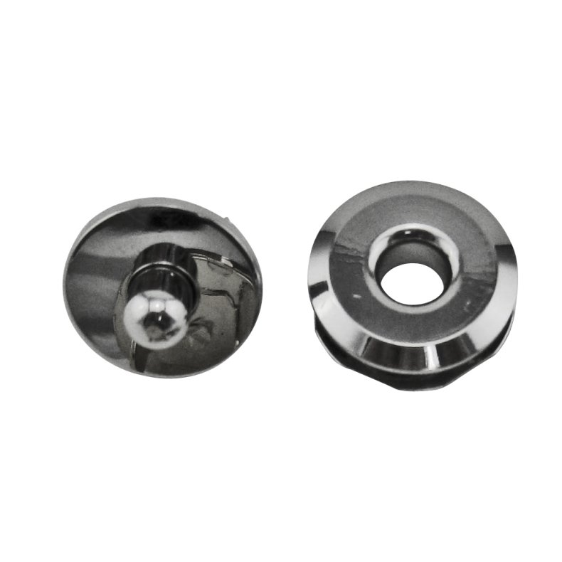 Magnetls m.forplade  20 mm Nikkel pr. stk.