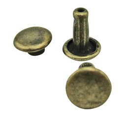 Double-cap rivet, 8x7 mm