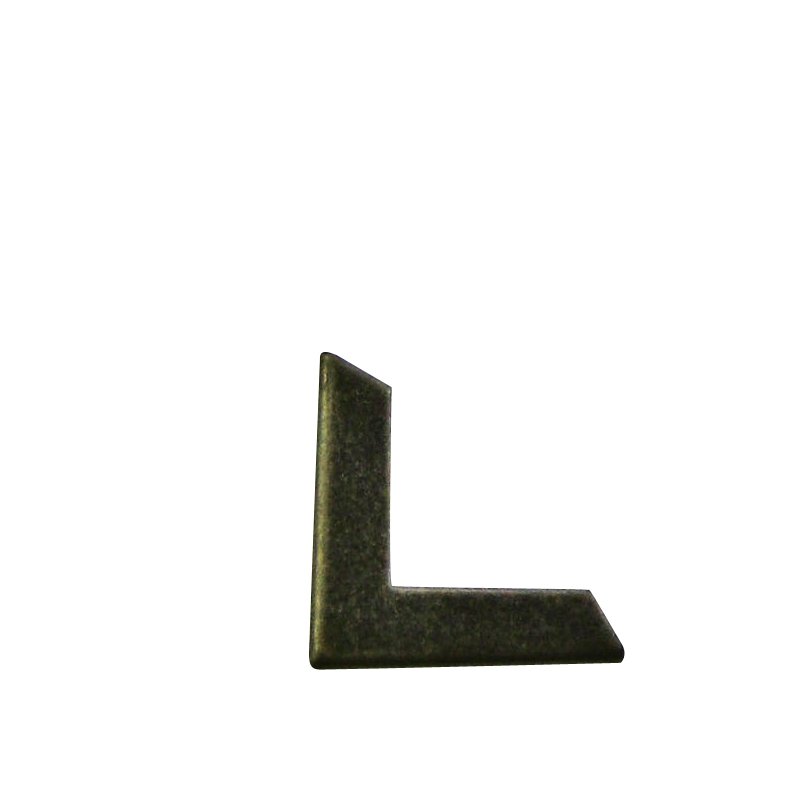 Pyntehjrner 1A  15 mm Gl. mess. lille 10 stk.