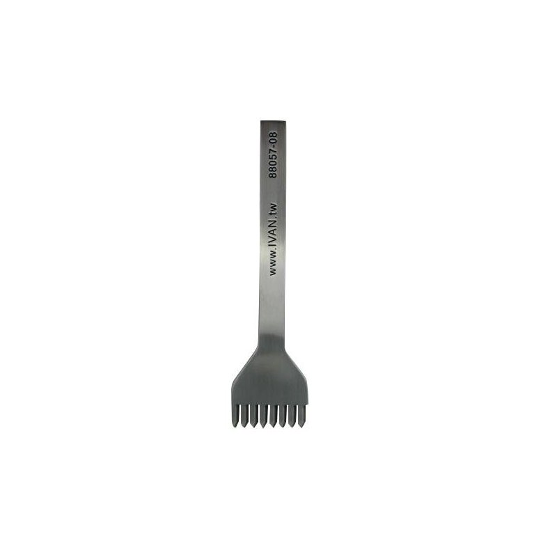 Fork Stainless Steel 3,5 mm. 8-benet fork Nikkel pr. stk.
