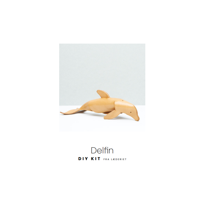 Lderdyrs kit delfin pr. stk.