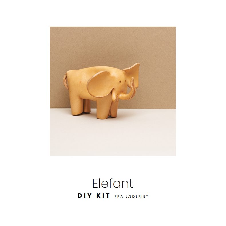 Lderdyrs kit elefant pr. stk.