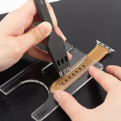 Acrylic Templates, chiseling