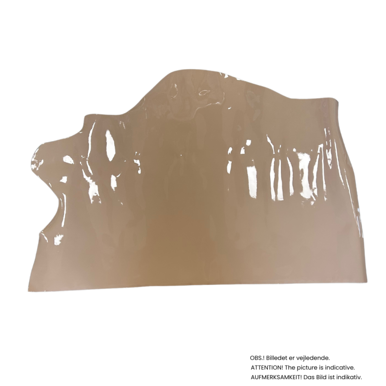 Stykke fra side, Flash Beige blankt pr. stk.