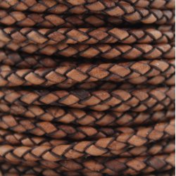 Braided Bolo Cord 2.5 mm. 1 m.