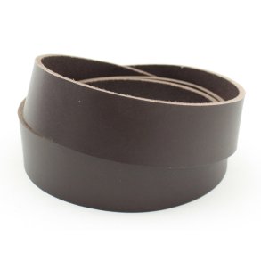 Lederriemen 1,4-1,6 mm, 120 mm, braun