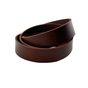 Leather Strips 3,6-3,8 mm, 120 cm, Brown