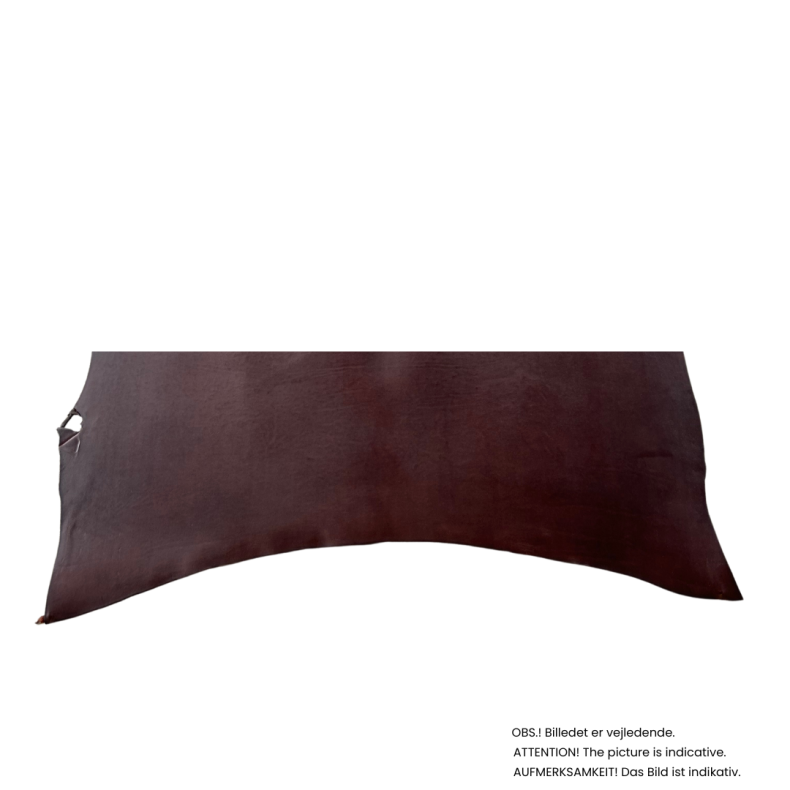 Forpart, farvet, 2,6-2,8 mm 50x120 cm Brun pr. stk.