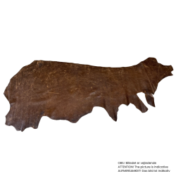 Cowside, firm, polished with pull up,
