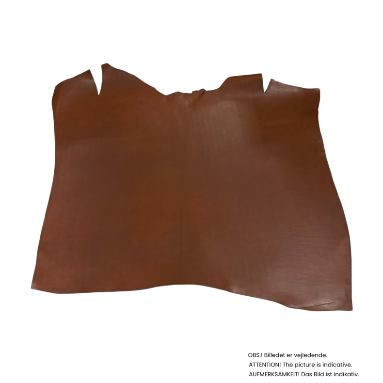 Dobbelt croupon 4,0-4,2 mm Cognac pr. stk.