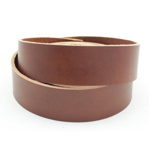 Leather Strips 1.0-1.2 mm, 120 cm, cognac