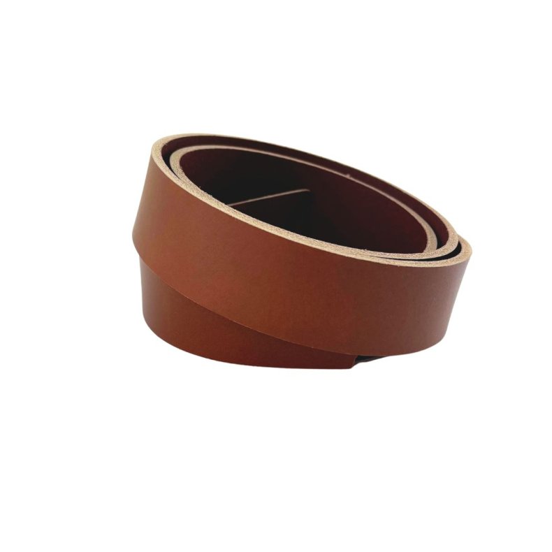 Leather Strips 3,6-3,8 mm, 120 cm, Cognac