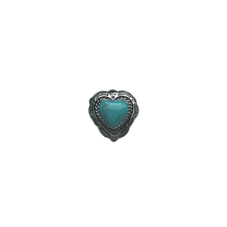 Conchos Heart Green Turquoise