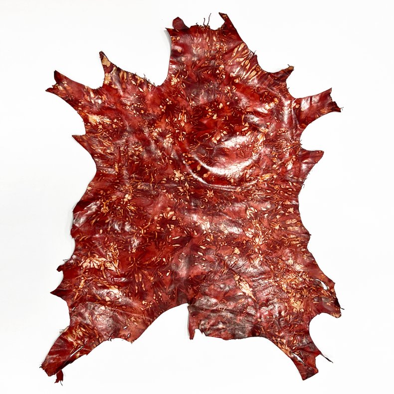 Gedeskind hndfarvet tykkelse ca 0,8 mm