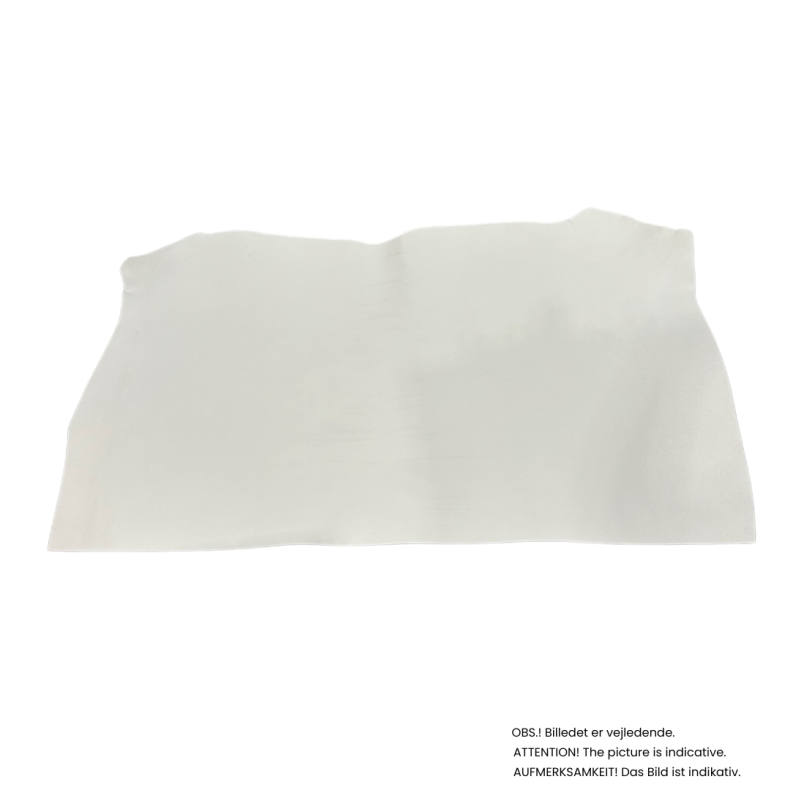 Forpart, farvet, 2,6-2,8 mm 95x120 cm Hvid pr. stk.