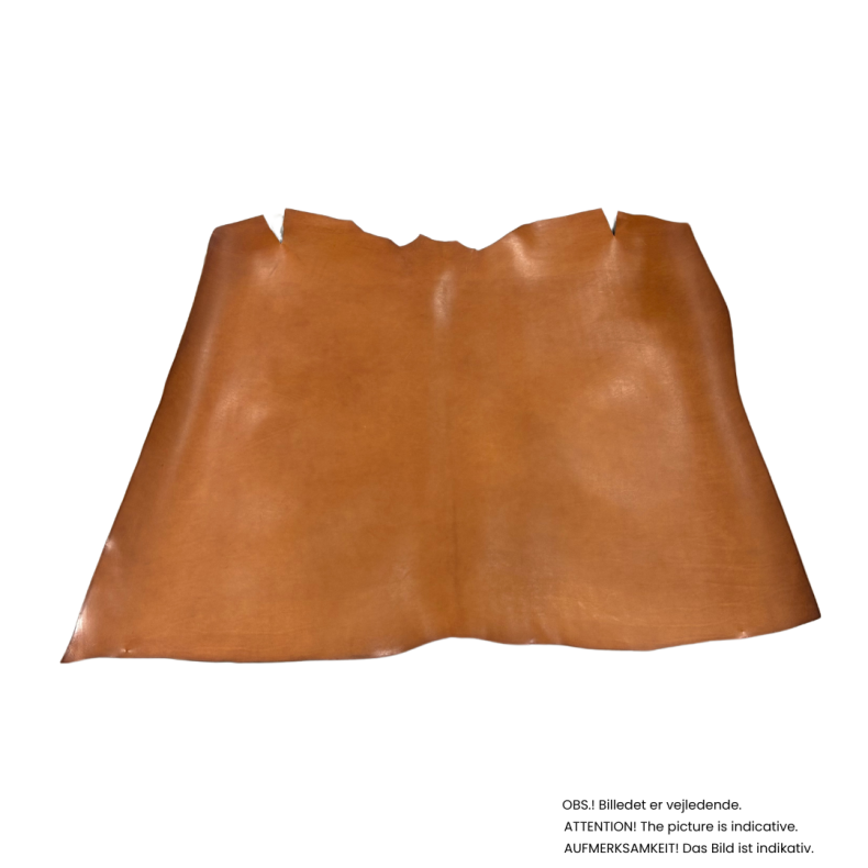 Dobbelt croupon 3,0-3,2 mm. Lys cognac pr. stk.