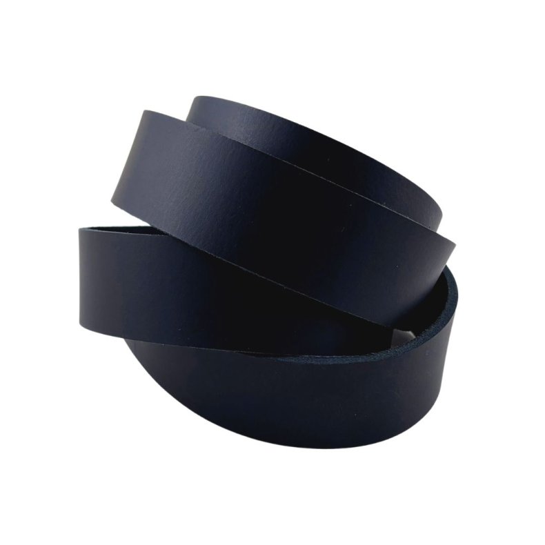 Leather Strips 3,6-3,8 mm, 120 cm, Marine